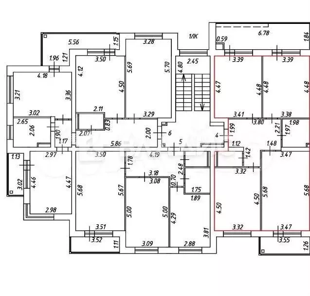 3-к. квартира, 80 м, 2/4 эт. - Фото 0