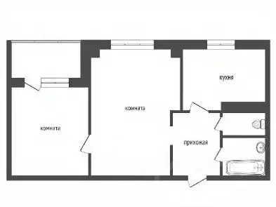 2-к кв. Красноярский край, Красноярск ул. Имени Героя Советского Союза ... - Фото 2