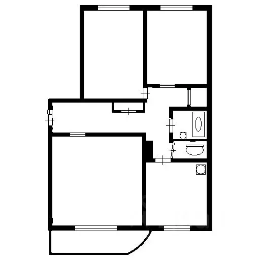 3-к кв. Красноярский край, Красноярск ул. 78-й Добровольческой ... - Фото 2
