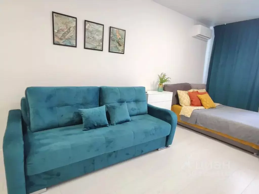 Студия Тюменская область, Тюмень ул. Тимофея Чаркова, 87 (37.0 м) - Фото 2