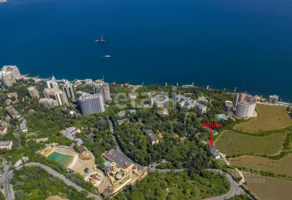 Дом в Крым, Ялта муниципальный округ, Ливадия пгт ул. Виноградная, 99 ... - Фото 1