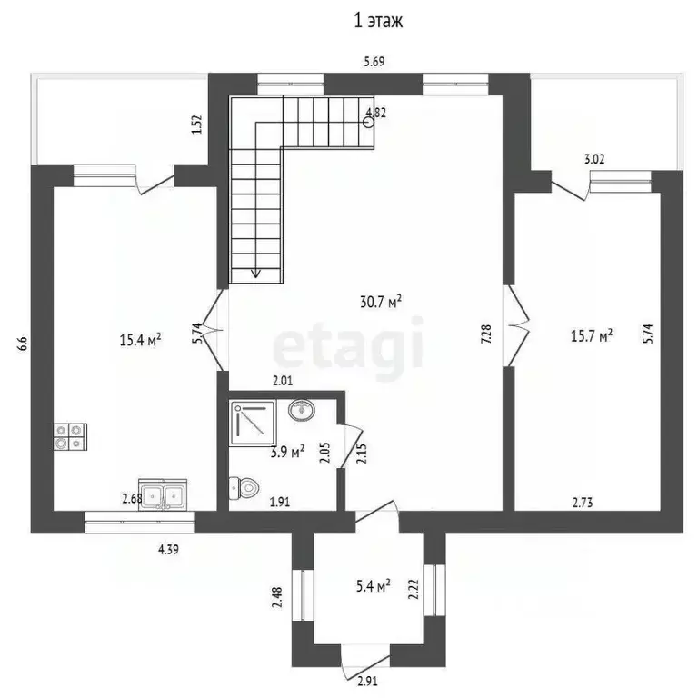 Дом в Ярославская область, Гаврилов-Ям ул. Самсонова (121 м) - Фото 2
