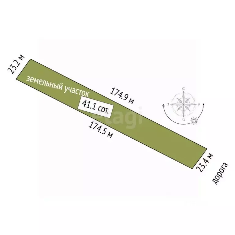 Участок в Крым, Симферопольский район, с. Перово  (41.8 сот.) - Фото 2