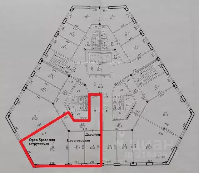 Офис в Новосибирская область, Новосибирск ул. Красина, 54 (116 м) - Фото 2