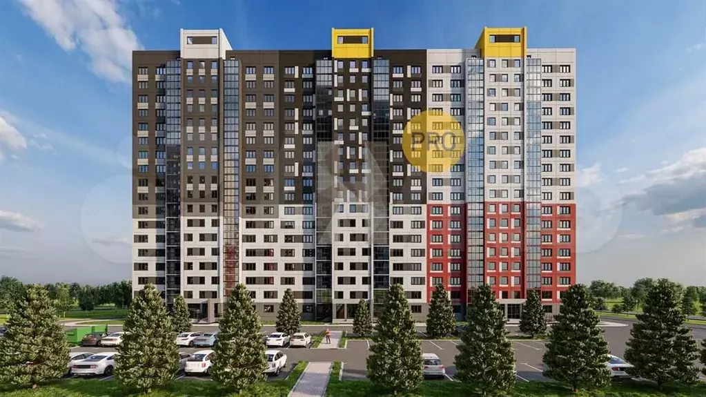 Квартира-студия, 26 м, 13/18 эт. - Фото 1