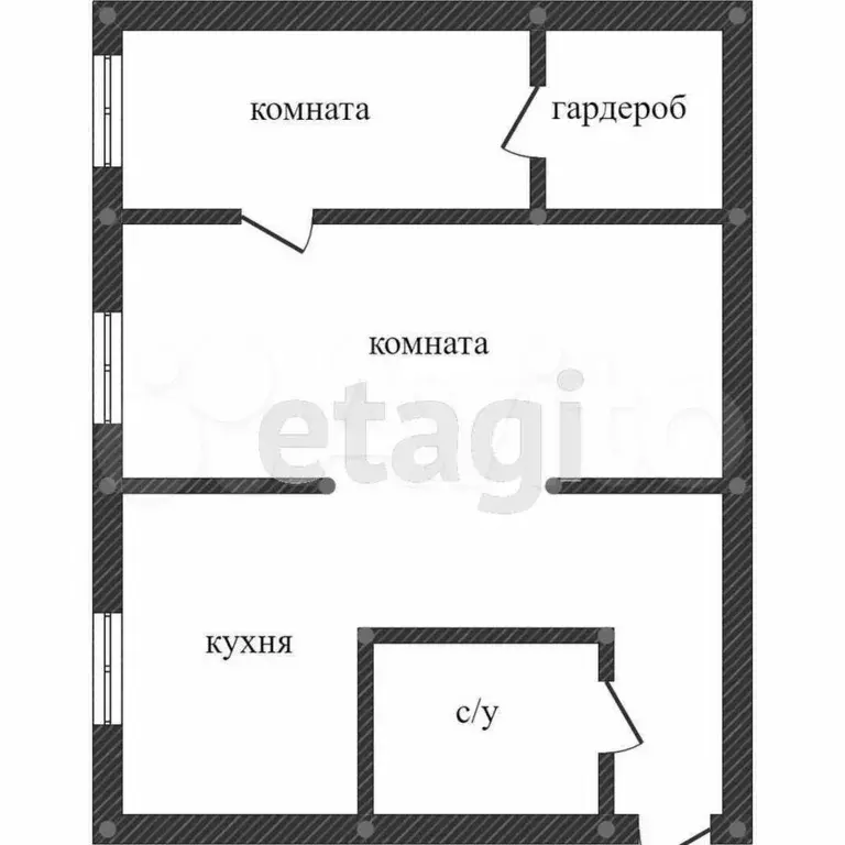 2-к. квартира, 44,4 м, 3/5 эт. - Фото 0