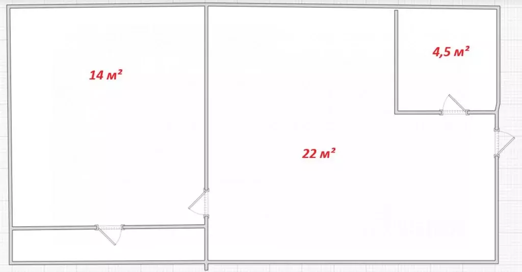 Студия Севастополь ул. Учительская, 19 (40.5 м) - Фото 2