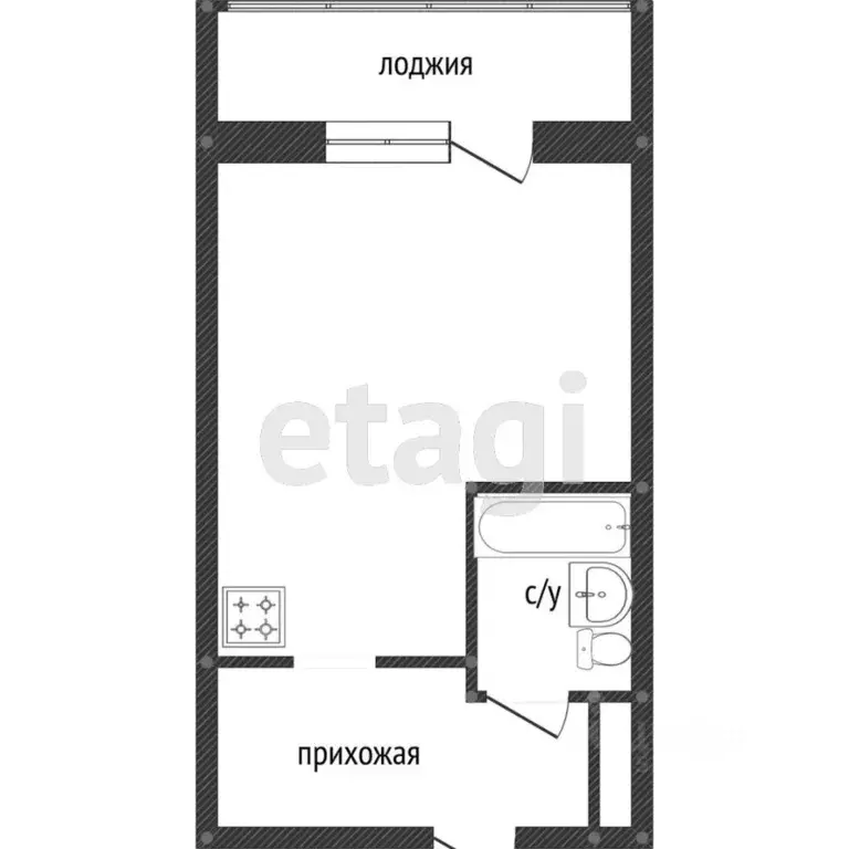 1-к кв. Ростовская область, Ростов-на-Дону ул. Нансена, 83с3 (33.4 м) - Фото 0