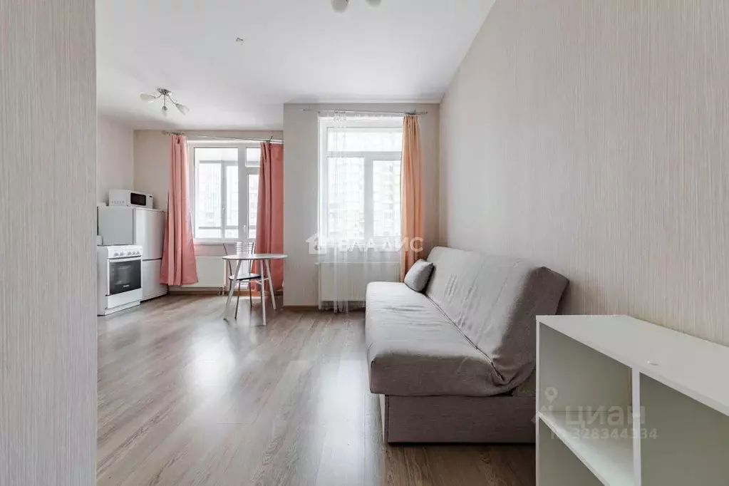 Квартира, студия, 21.6 м - Фото 1