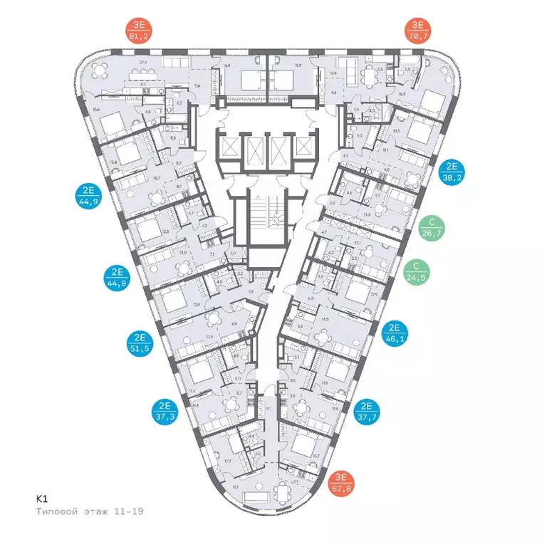 3-к кв. Москва ш. Боровское (дублер) (82.8 м) - Фото 1