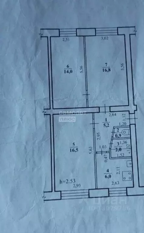 3-к кв. Забайкальский край, Чита ул. Ярославского, 40 (61.4 м) - Фото 2