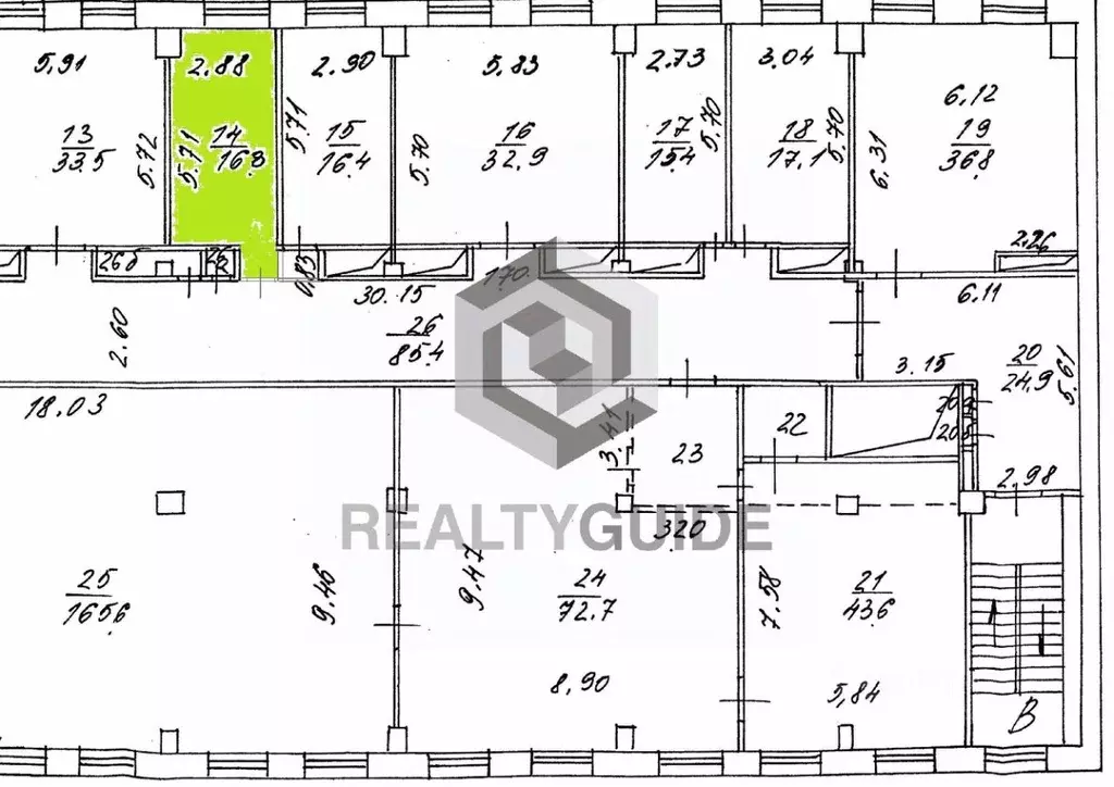 Офис в Москва ул. Щепкина, 28 (17 м) - Фото 1