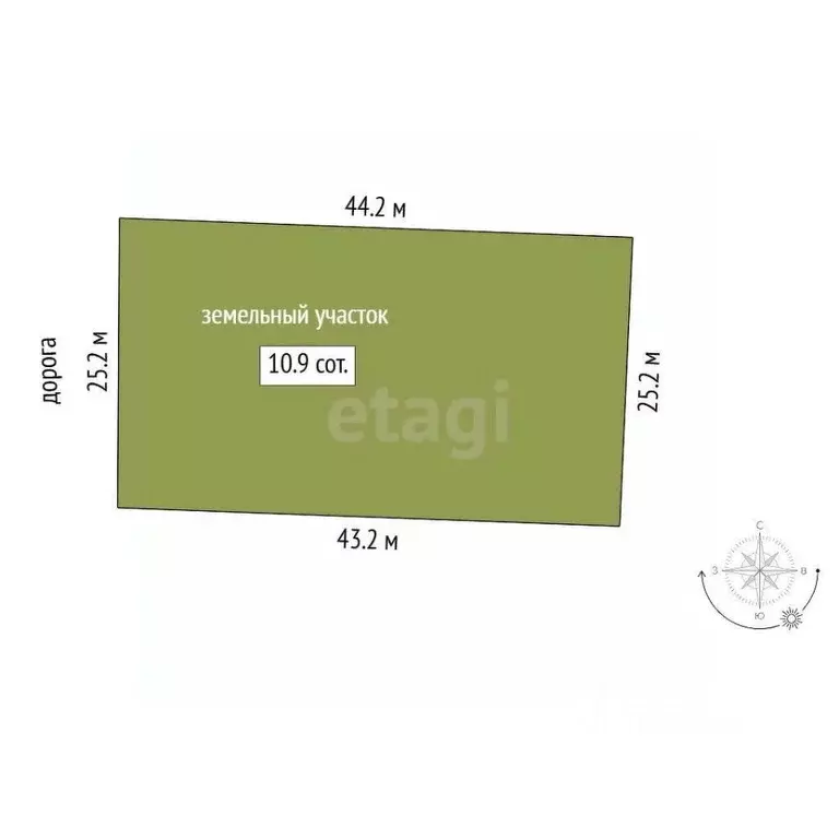 Участок в Тюменская область, Нижнетавдинский муниципальный округ, ... - Фото 2