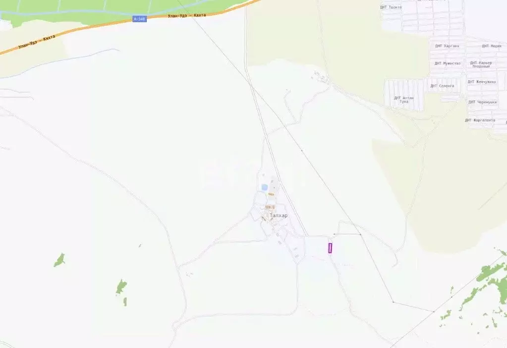 Участок в Бурятия, Иволгинский район, Иволгинское с/пос, пос. Тапхар  ... - Фото 2