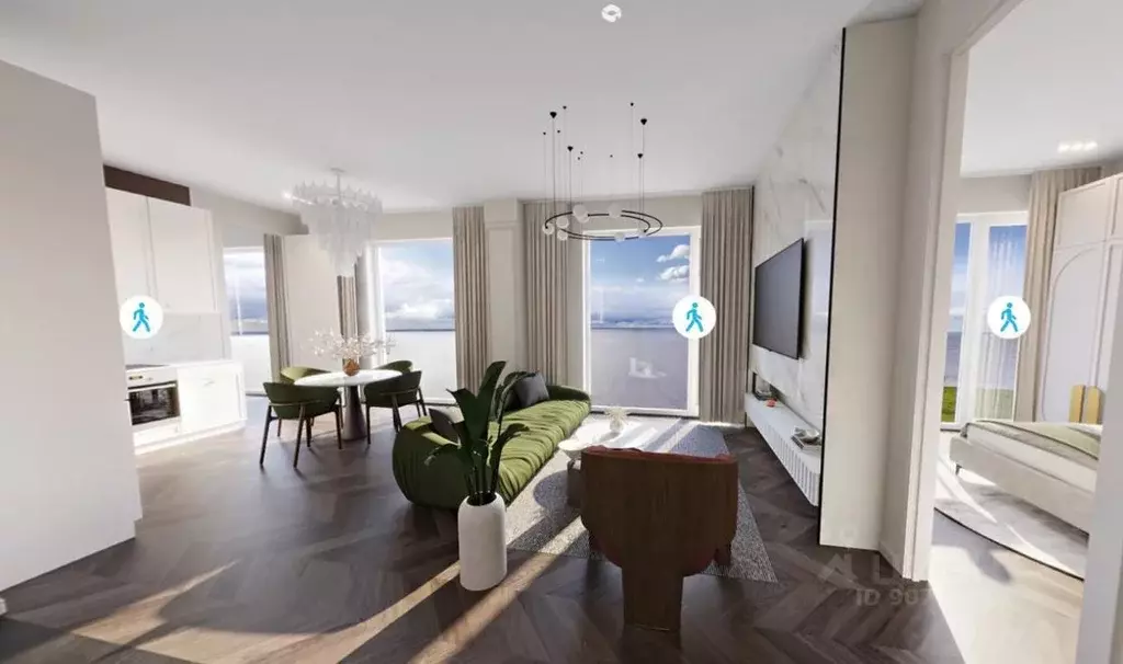 2-к кв. Санкт-Петербург ул. Челюскина, 10 (74.1 м) - Фото 1