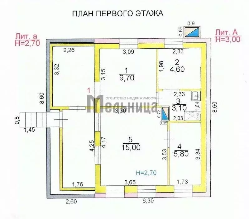Дом в Волгоградская область, Волгоград Чембарский пер. (89 м) - Фото 2