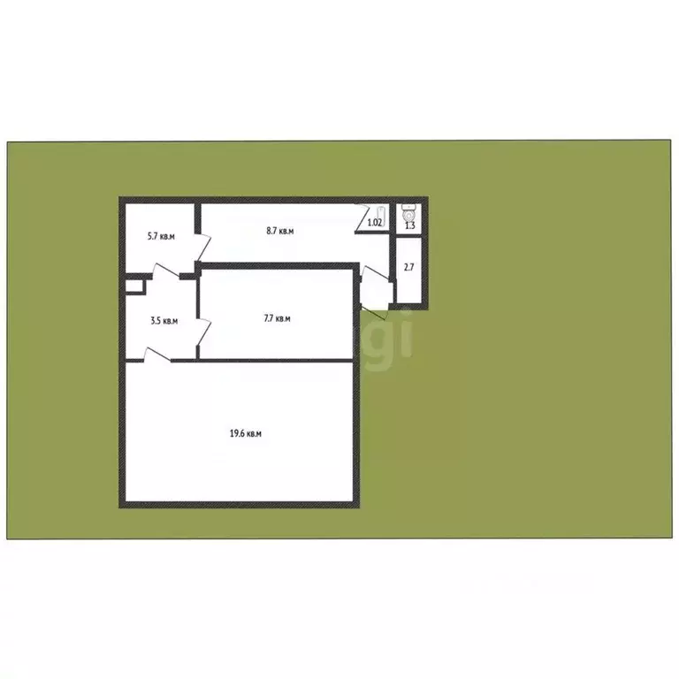 Дом в Смоленская область, Ярцево Степная ул., 3 (52 м) - Фото 2