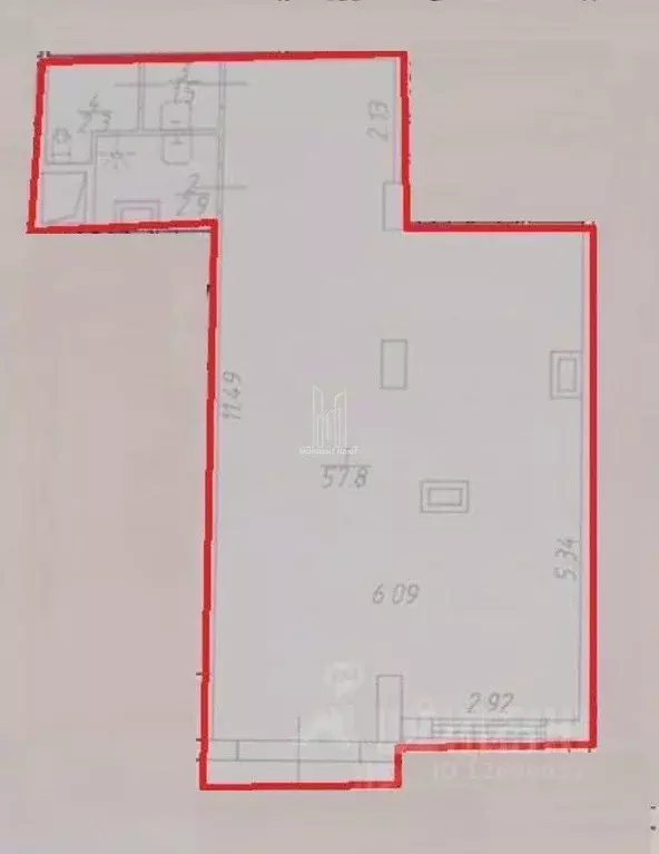 Помещение свободного назначения в Санкт-Петербург 26-я Васильевского ... - Фото 2