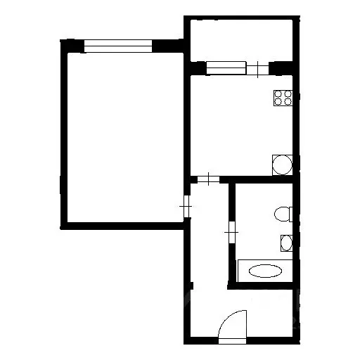 1-к кв. Санкт-Петербург ул. Лидии Зверевой, 3к3 (39.0 м) - Фото 2
