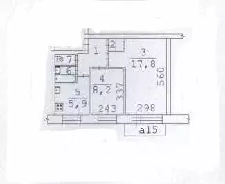 2-к кв. Свердловская область, Березовский ул. Толбухина, 15 (40.8 м) - Фото 1