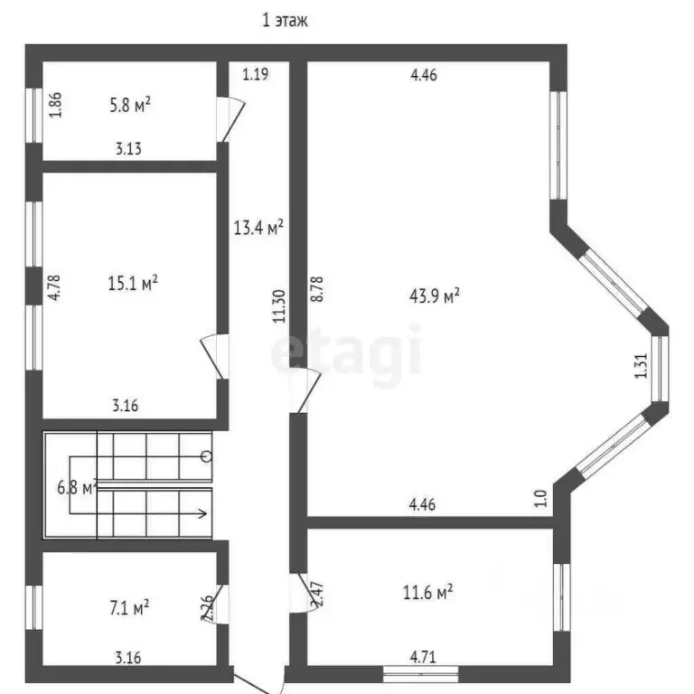 Дом в Москва, Москва, Щербинка ул. Набережная, 1 (300 м) - Фото 1