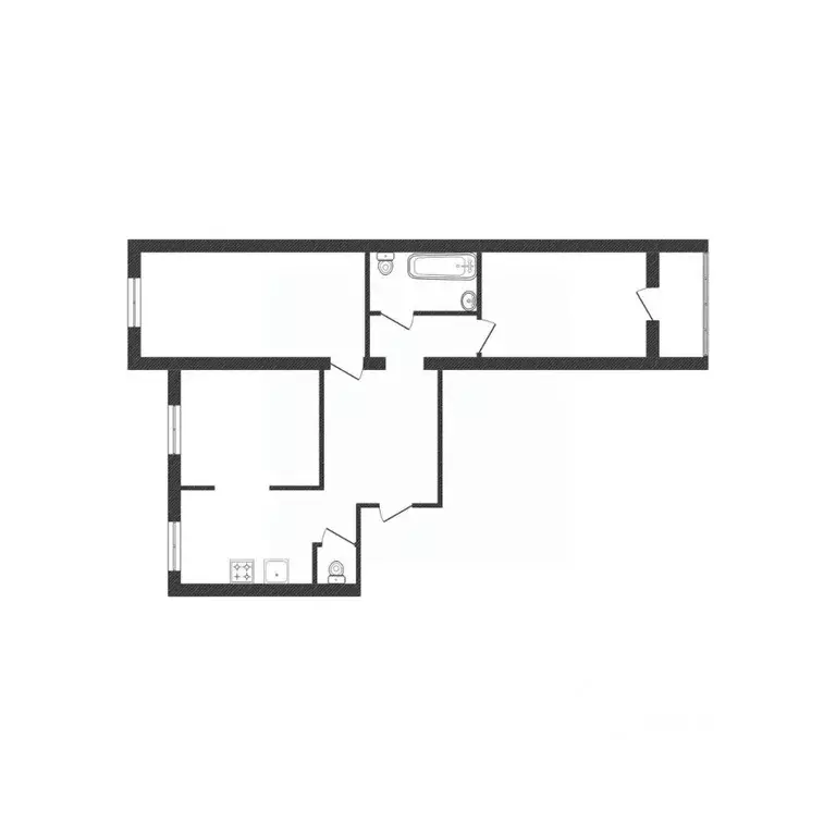 3-к кв. Курганская область, Курган ул. Дзержинского, 18А (62.4 м) - Фото 2