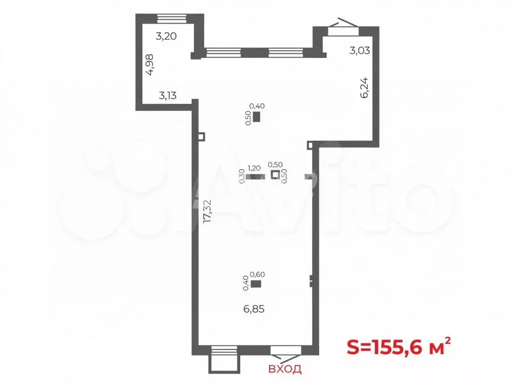 Продам помещение свободного назначения, 155.6 м - Фото 0