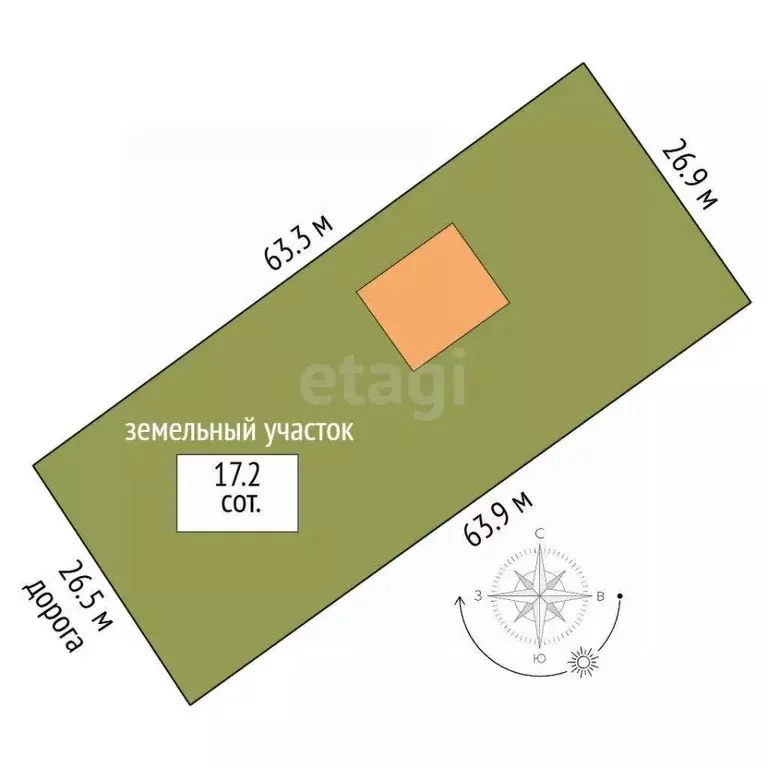 Дом в Саха (Якутия), Якутск Дачная ул., 63/2 (64 м) - Фото 2