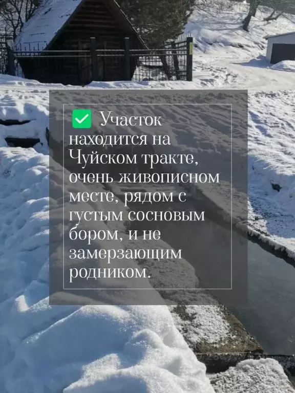 Участок в Алтай, Майминский район, с. Манжерок Родниковая ул. (7.0 ... - Фото 0