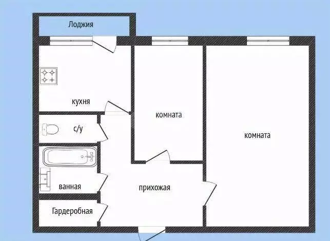 1-к кв. Костромская область, Кострома Рабочий просп., 13 (60.0 м) - Фото 1