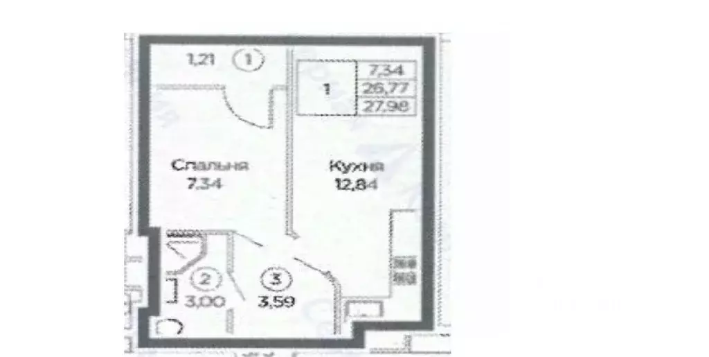 1-к кв. Рязанская область, Рязань Метропарк тер., Метропарк жилой ... - Фото 1