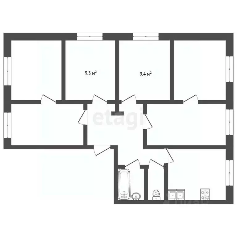 Комната Москва Верхняя Первомайская ул., 14 (9.5 м) - Фото 2