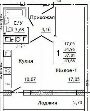 1-к кв. Смоленская область, Смоленский муниципальный округ, д. ... - Фото 0