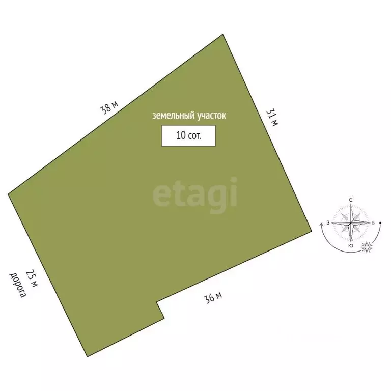 Участок в Севастополь Садоводческий садоводческое товарищество,  (10.0 ... - Фото 2