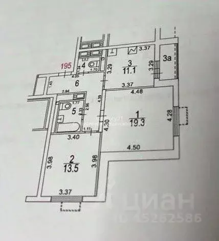 2-к кв. Москва ул. Малая Очаковская, 7 (59.2 м) - Фото 2