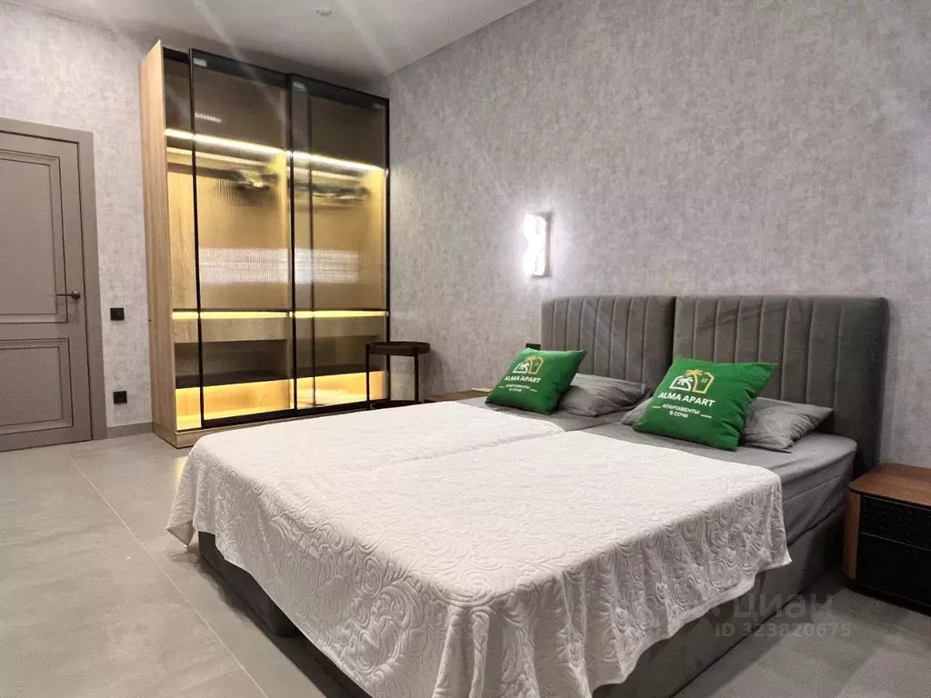 1-к кв. Краснодарский край, Сочи Мамайка мкр, ул. Крымская, 49 (35.0 ... - Фото 0