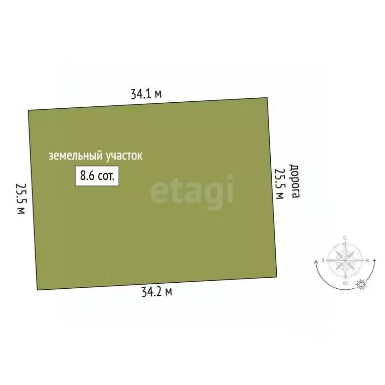 Участок в Костромская область, Нерехта  (8.6 сот.) - Фото 2