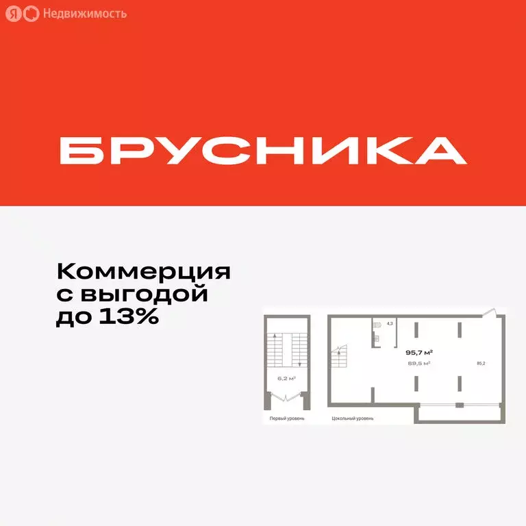 Помещение свободного назначения (95.67 м) - Фото 1