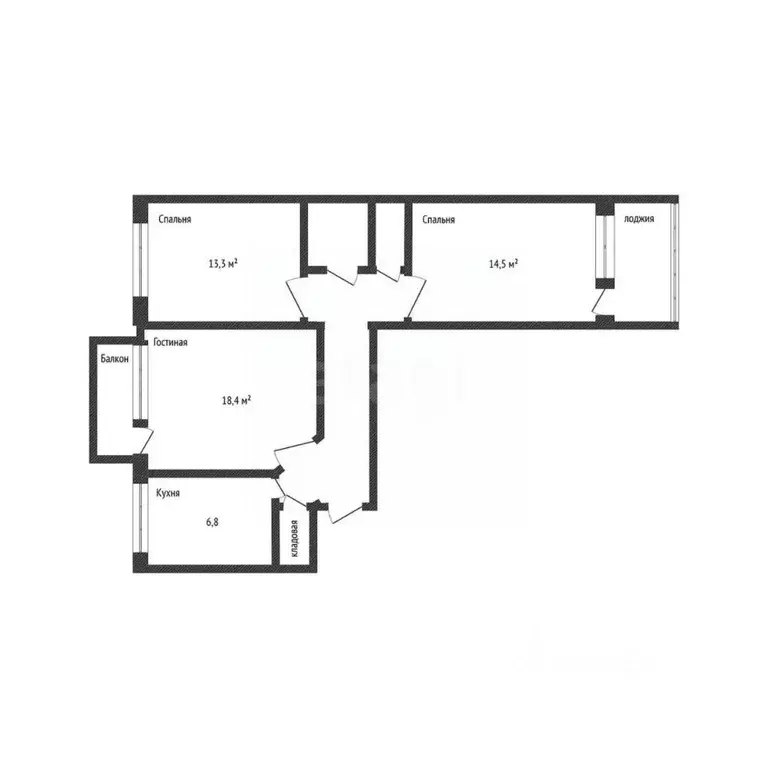3-к кв. Ставропольский край, Ставрополь №31 мкр, просп. Ворошилова, ... - Фото 2