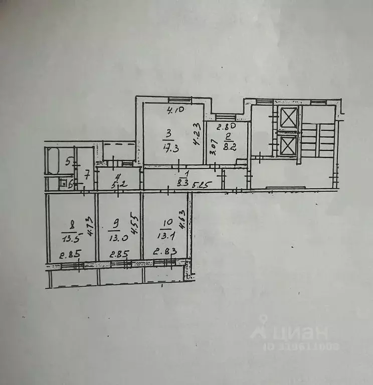 4-к кв. Московская область, Одинцово Сосновая ул., 32 (85.5 м) - Фото 1