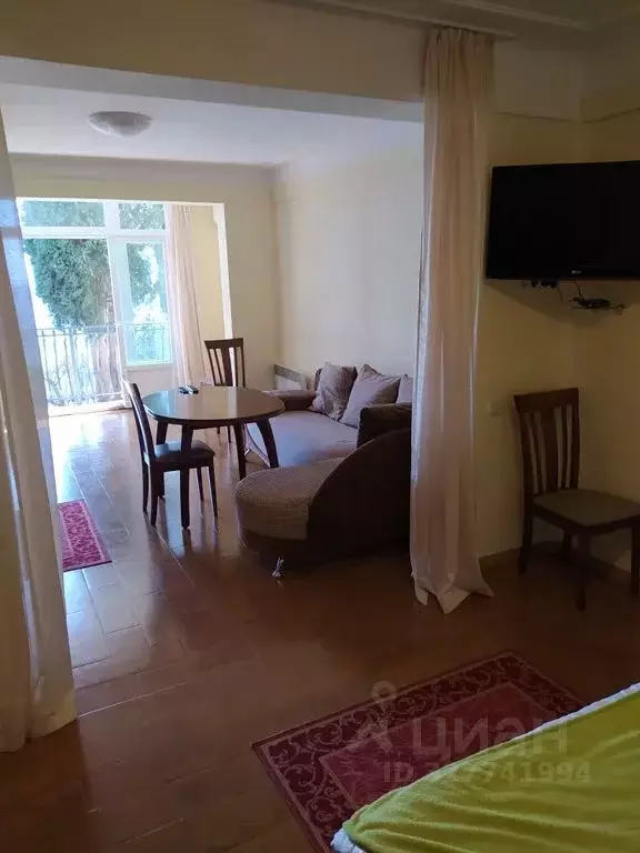 Студия Крым, Ялта муниципальный округ, Береговое пгт ул. Кипарисная, ... - Фото 1