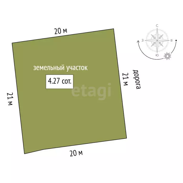 Дом в Тюмень, СНТ Якорь, Солнечная улица (24 м) - Фото 1
