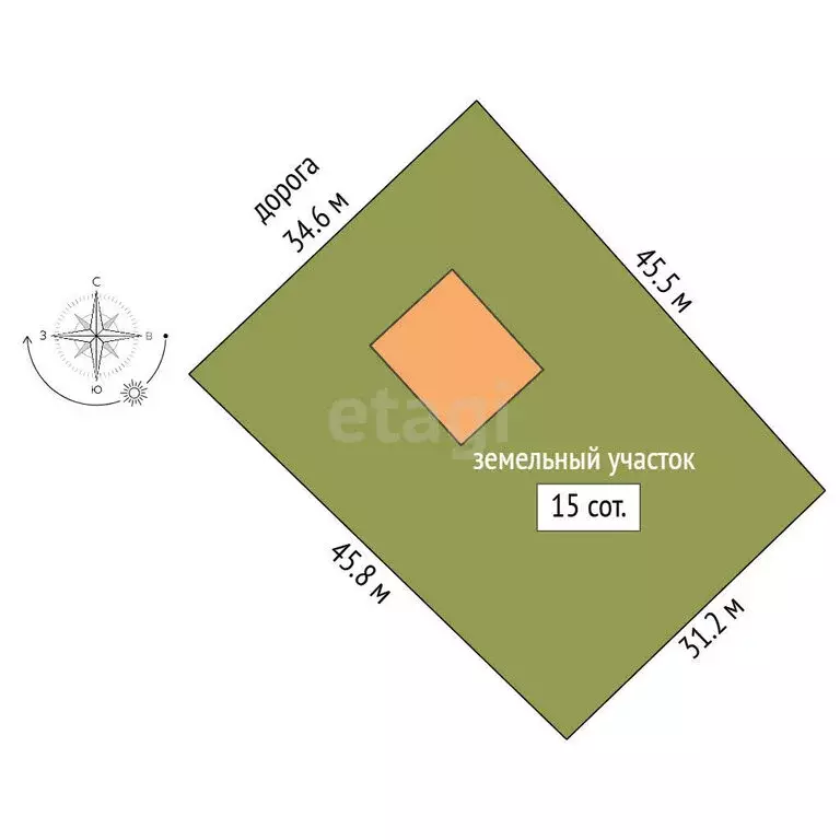 Дом в посёлок Лебедёвка, Первомайская улица (105 м) - Фото 1