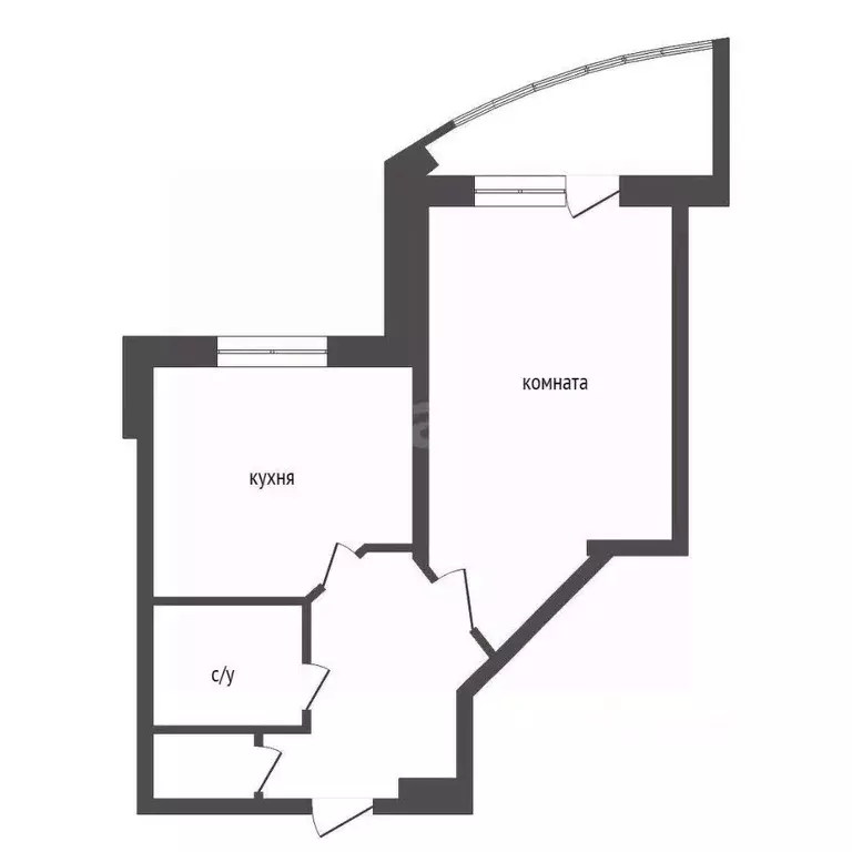 1-к кв. Красноярский край, Красноярск ул. Авиаторов, 50 (41.0 м) - Фото 2