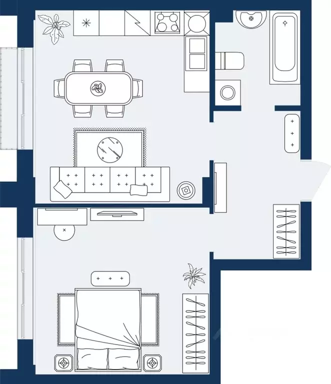 1-к кв. Дагестан, Махачкала Ипподром мкр,  (46.48 м) - Фото 1