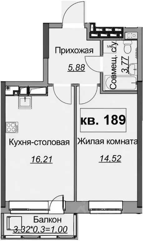 1-к кв. Удмуртия, Ижевск ул. 10 лет Октября, 73 (40.0 м) - Фото 2