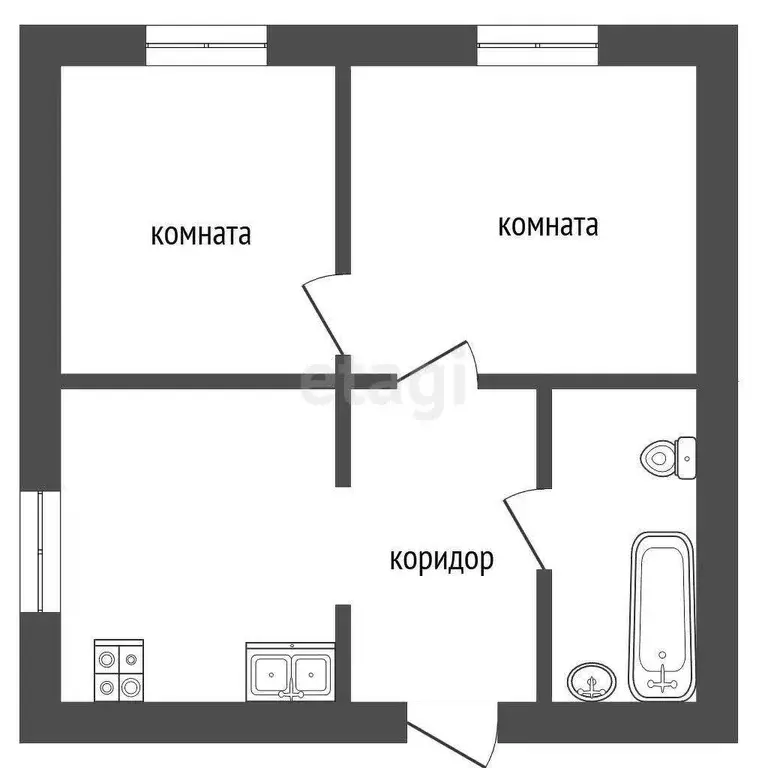 Дом, 39.9 м - Фото 1