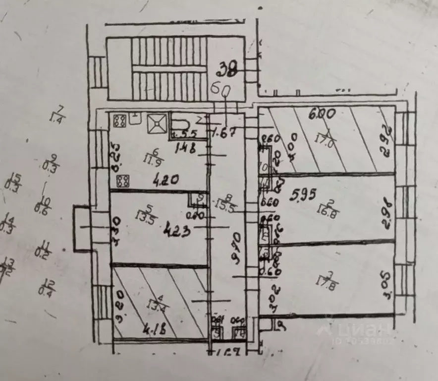 5-к кв. Санкт-Петербург Новгородская ул., 5 (109.6 м) - Фото 2