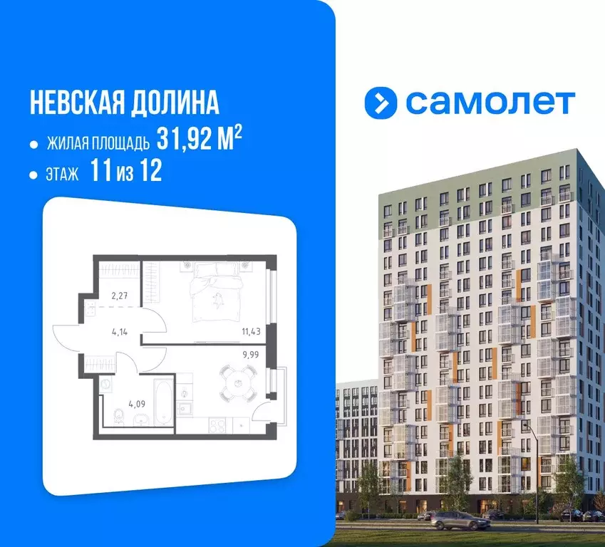 1-к кв. Ленинградская область, Всеволожский район, Свердловское ... - Фото 1