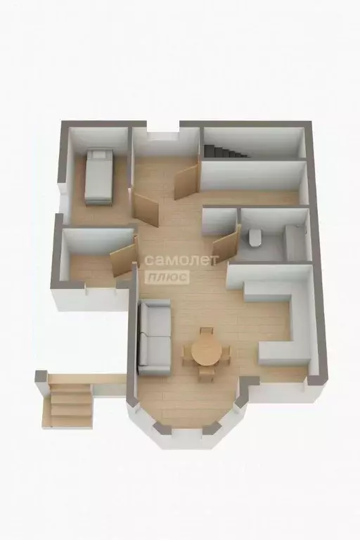 Коттедж в Рязанская область, Рязанский муниципальный округ, с. Глебово ... - Фото 1